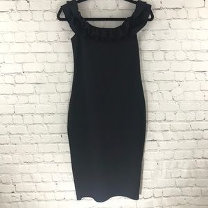 Zara Ladies Trafaluc Black Sleeveless Dress Size M